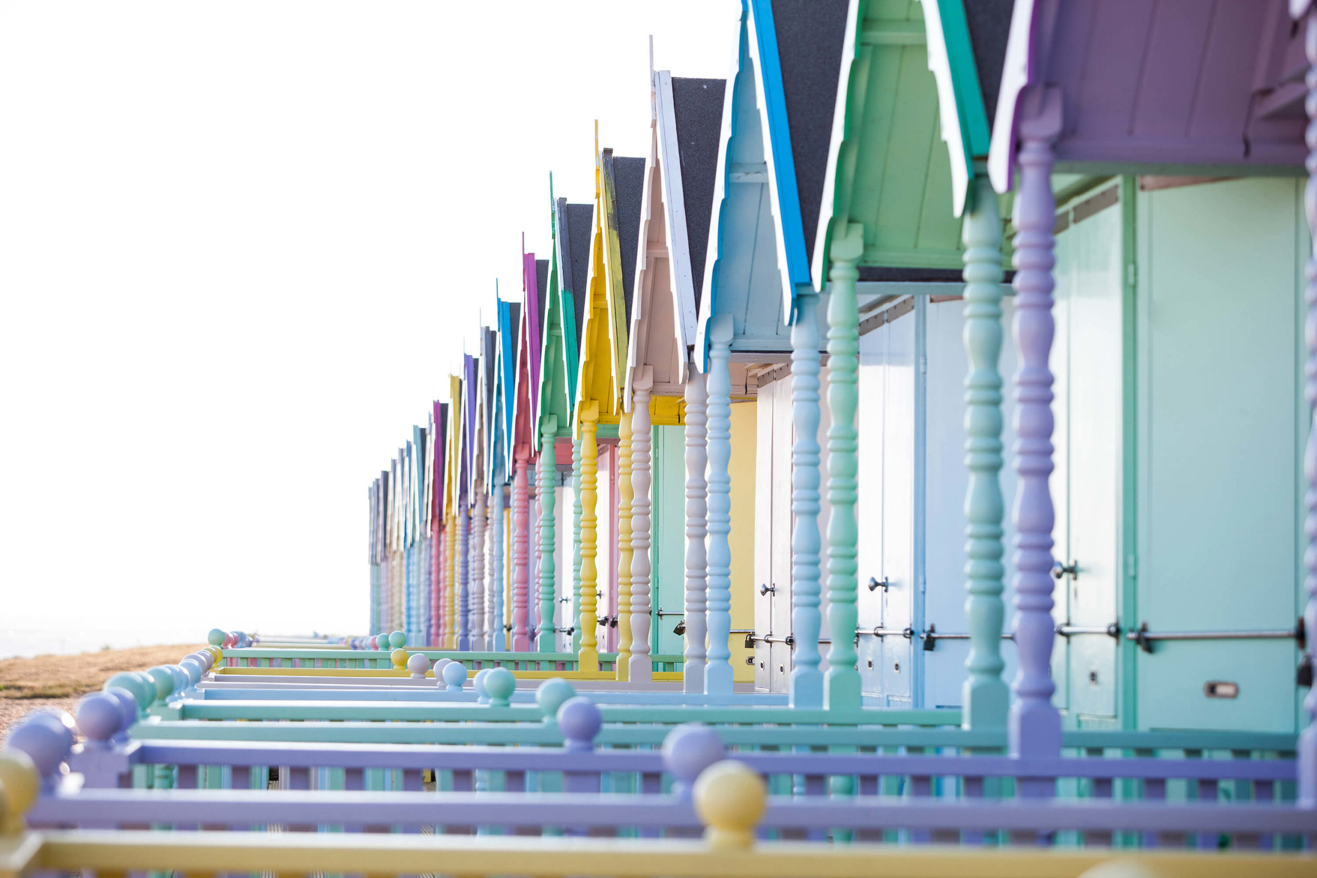 Mersea Island beachhuts for Think BDW agency