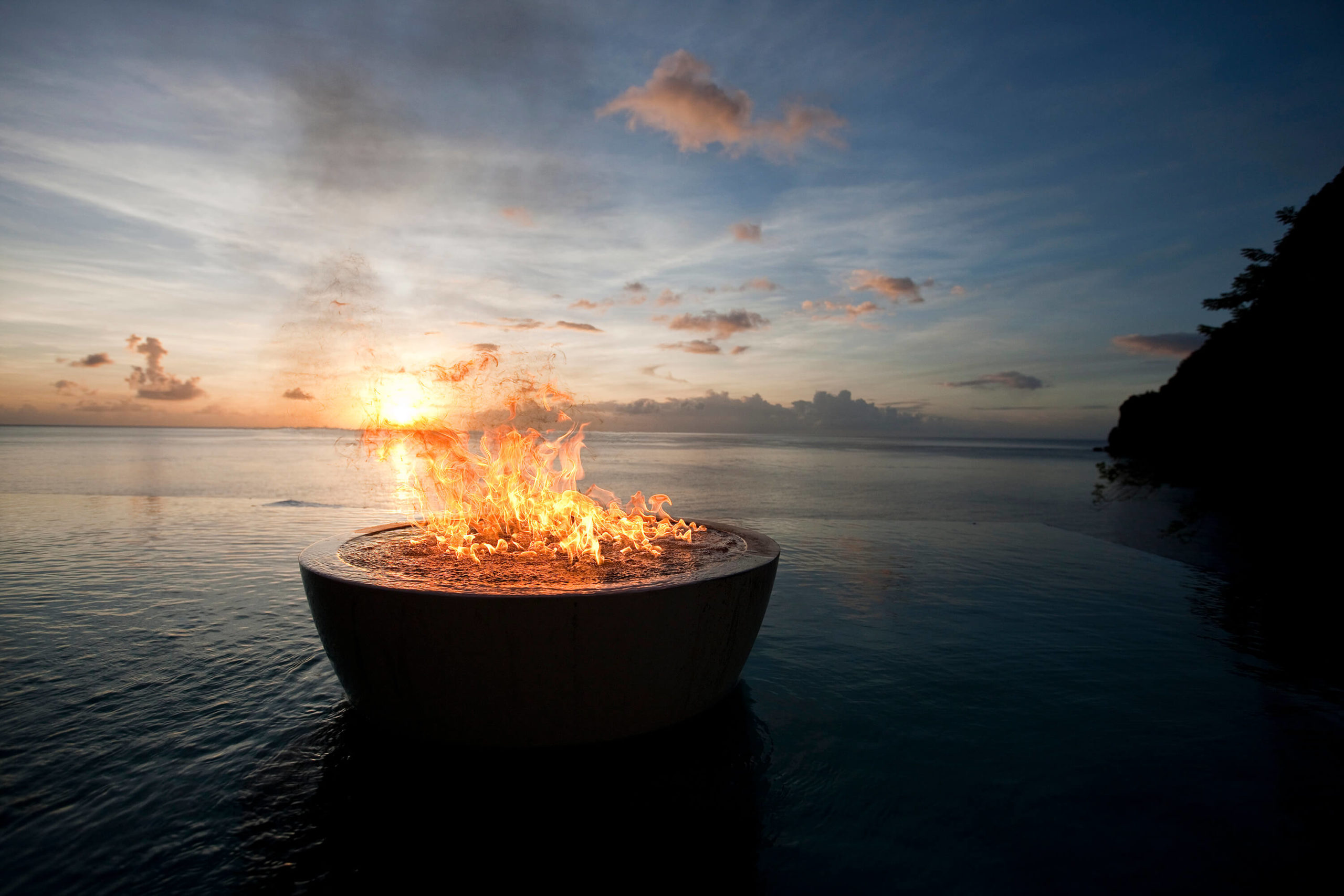 Infinity pool, Caribbean