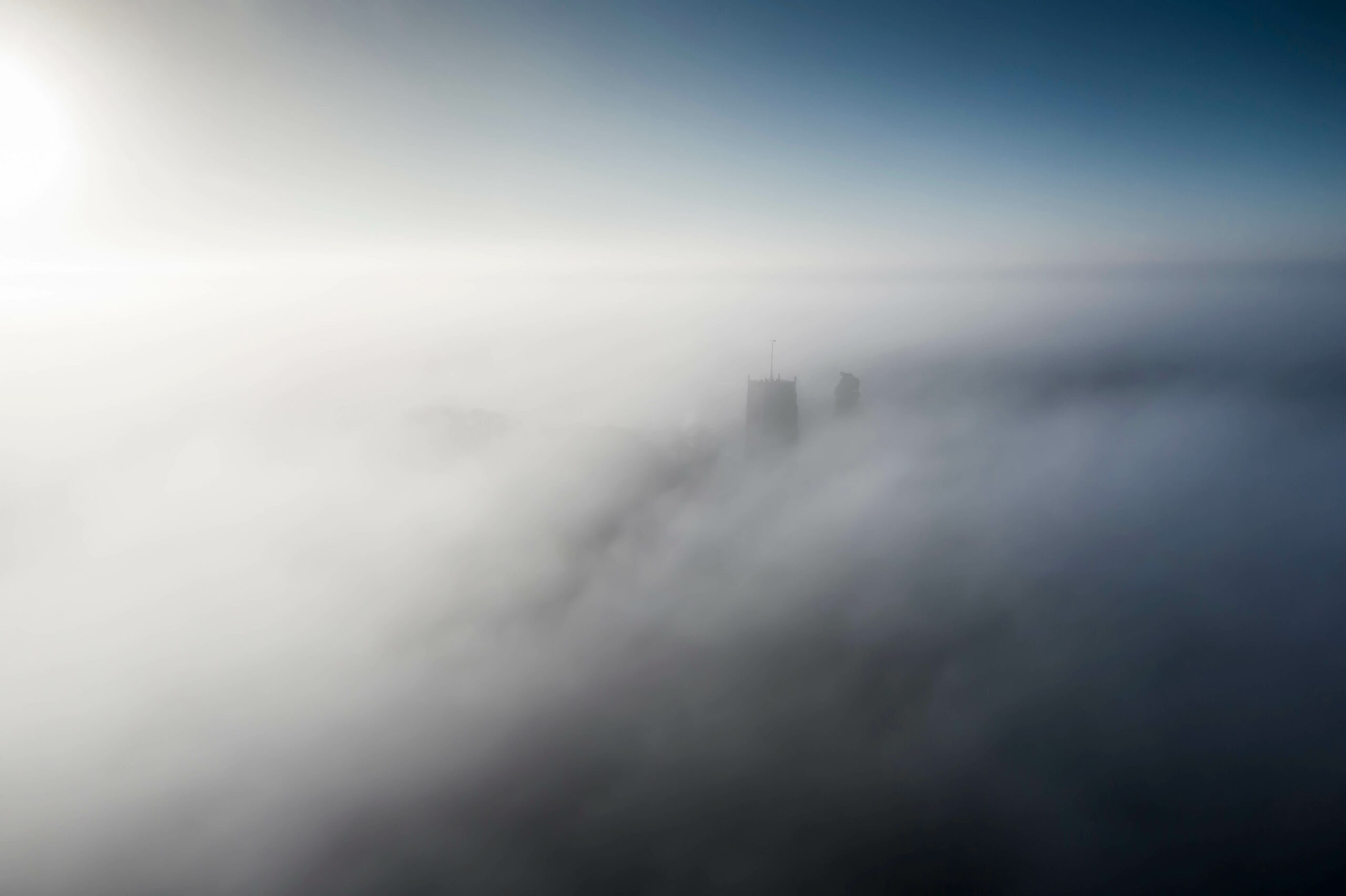 Cloud inversion at St Michael’s Church, Framlingham