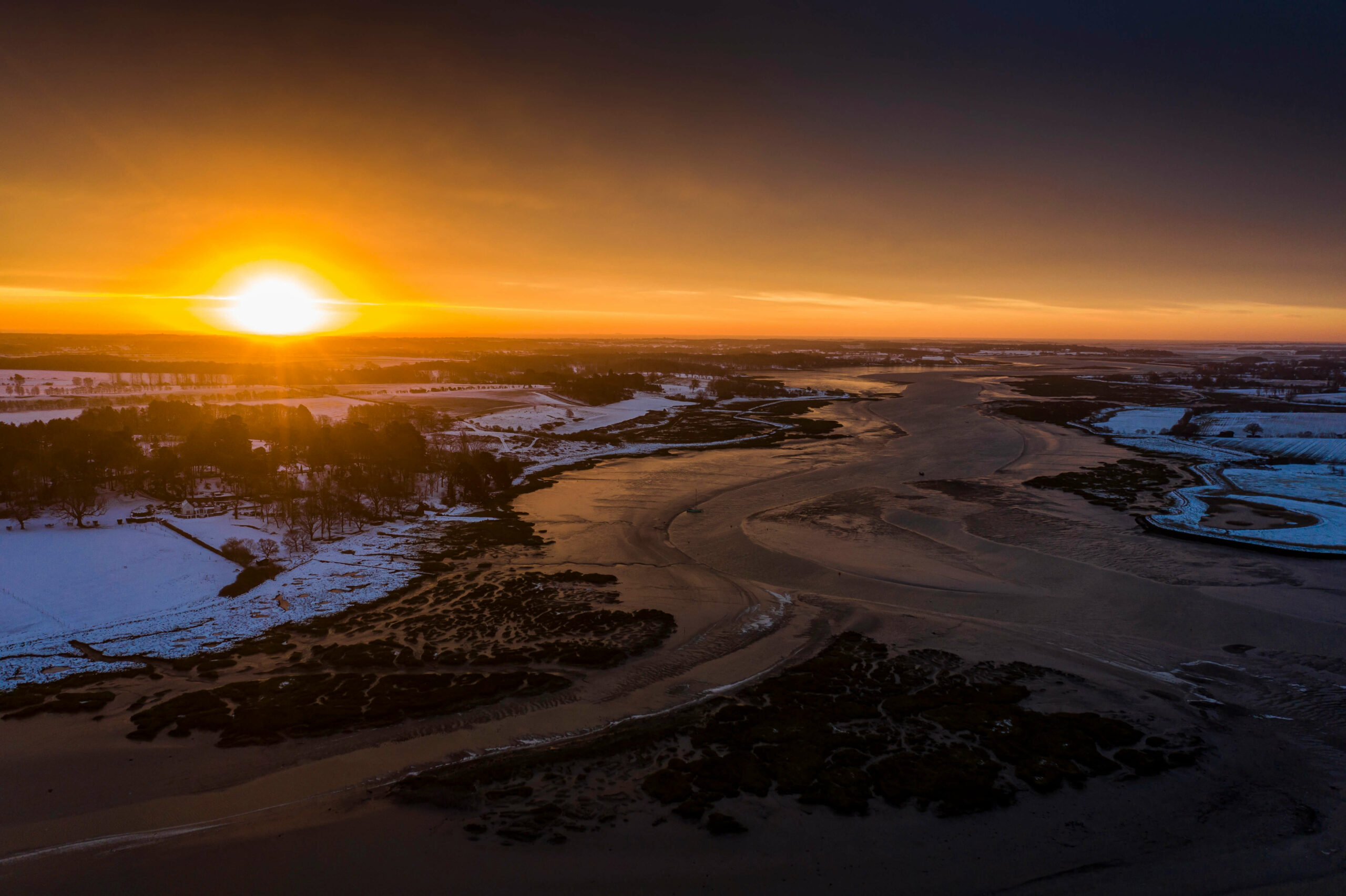 Suffolk winter sunrise