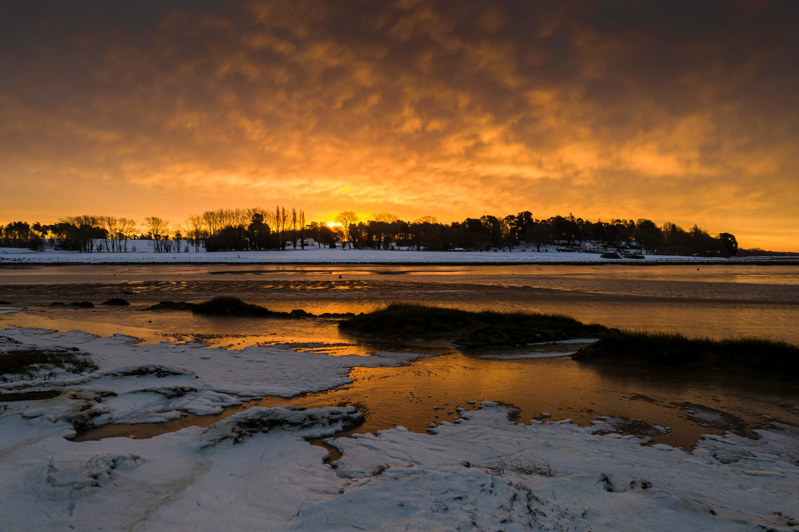 Kyson Point sunrise on the River Deben