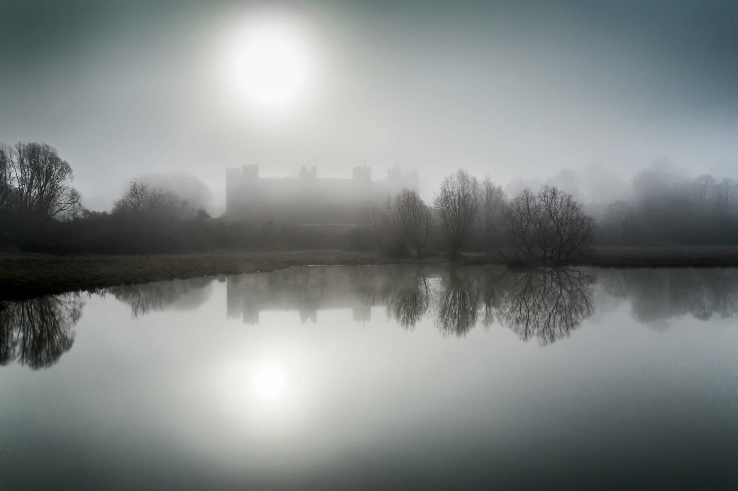 Dawn at Framlingham Castle